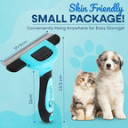 Sinko Dog & Cat Grooming Brush – Shedding Control (Blue)