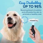 Sinko Dog & Cat Grooming Brush – Shedding Control (Blue)