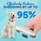 Sinko Dog & Cat Grooming Brush – Shedding Control (Blue)