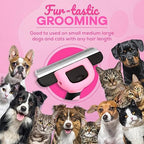 Sinko Skin-Friendly Deshedding Brush for Dogs & Cats (Pink)